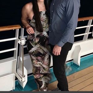 summer maxi dress with slits on the side